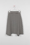 Girl's Black Goose Feet Midi Skirt - 3