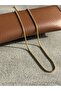 Gold Round Link Chain Necklace 316L Steel Necklace - 5