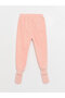 2-Piece Velvet Pajama Bottoms for Baby Girls - Elastic Waist and Socks - 2
