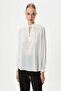 Women's Off White Blouse - 3