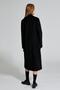 Women's Black Coat - 4