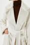 Women's Off-White Coat - 5