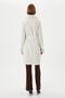 Women's Off-White Coat - 4