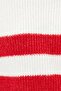 Women's Red Striped Sweater - 6