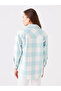 Plaid Long Sleeve Maternity Lumberjack Shirt Jacket (W3) - 5