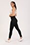 Terleten High Waist Agraphed / Clasp Thermal Sauna Leggings - 6