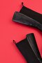 Genuine Leather Flexible Rider Boots with Latex Back Anl.2708 - 2