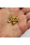 25Pcs 8X3MM Bracelet Necklace Jewelry Yellow Intermediate Apparatus Material - KLCTK0076 - 2