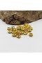 25Pcs 8X3MM Bracelet Necklace Jewelry Yellow Intermediate Apparatus Material - KLCTK0076