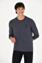 BASE. Polo AssnMen's White Basic Crew Neck Sweatshirt G081SZ082.000.1638990 - 2
