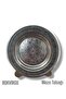 Stainless Steel Appetizer Plate with Motif Pattern - 2