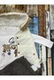 Hooded suit with puffer vest / 3-piece suit with feather detailed glittery tights / baby suit with vest - 3