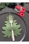 6 Decorative Pine Tree Spoon Holders - 2