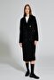 Women's Black Coat - 3