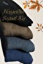 Thermo Featured Winter Thick (3 Pairs) Quality Combed Cotton Men's Terry Socks - 3