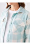 Plaid Long Sleeve Maternity Lumberjack Shirt Jacket (W3) - 4