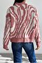 Powder Standard Size V-Neck Buttoned Knitted Cardigan - 5