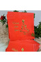 New Year's Napkin Gold Leaf Happy New Year Pine Tree Pattern - 4