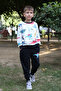 Dinosaur patterned 2 thread high quality fabric and pocket boy top and bottom tracksuit set - 2