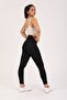 Terleten High Waist Agraphed / Clasp Thermal Sauna Leggings - 8