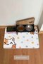 Pet Training and Feeding Food Mat, Colorful Food Mat, Machine Washable Mat