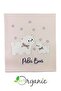 Baby Girl Polar Bear Embroidered 90 X 80 cm Double Layer Cotton Organic Combed Baby Blanket - so