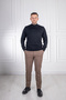 İnterview Sarar Dorlion Regular Fit Brown Cotton Trousers