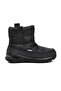 F7448-F Black Waterproof Children's Snow Boots with Fur Inside