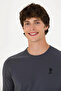 BASE. Polo AssnMen's White Basic Crew Neck Sweatshirt G081SZ082.000.1638990 - 3