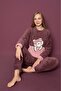Women's Plush Pajama Set - 2