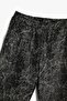 Women's Gray Patterned Sweatpants - 3