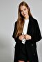 Women's Black Coat - 2