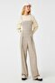 Women's Gray Plaid Jumpsuit - 2