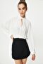 Women's Off White Blouse - 2