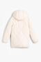 Girl's Ecru Coat - 2