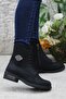 4250 Buckle Detailed Comfortable Warm Lining Non-Slip Sole Women's Boots - 3