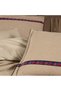 Enrike Beige Single 100% Cotton Flannel (FLANKEN) Duvet Cover Set - 3