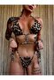 طقم بيكيني بتفاصيل إكسسوارات Leopia - 3