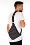 حقيبة صدر سوداء على شكل سرج للكتف وحقيبة للجسم رفيعة - 2