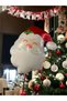 New Year Santa Claus Foil Balloon Christmas Decorations Santa Claus Head Shaped Balloon 45 cm New Year