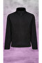 Men's Stand Collar Cold Resistant Zippered Regular Fit Standard Cut Fleece Cardigan - 2