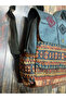Ethnic Authentic Bohemian Embroidery Backpack Daily Travel Camping Bag - 2