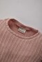 Baby Girl Crew Neck Ribbed Camisole Long Sleeve T-Shirt - 2