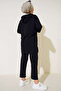 Women's What Ever Embroidered Hooded Double Set - 3