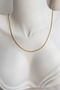 Thin Elegant Chain Design Basic Women's Steel Necklace - 4