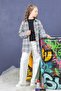 Girl's Mint Lumberjack Shirt with Front Pockets