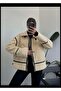 Suede Teddy Coat with Belt and Leather Details - 6