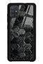 Samsung A51 Glossy Phone Case with Stones Design