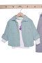 Girl's Long Sleeve Pocket Jacket Long Sleeve Embroidered Top and Sweatpants Age 2-5 - 2