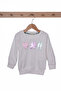 Girl's Long Sleeve Pocket Jacket Long Sleeve Embroidered Top and Sweatpants Age 2-5 - 4